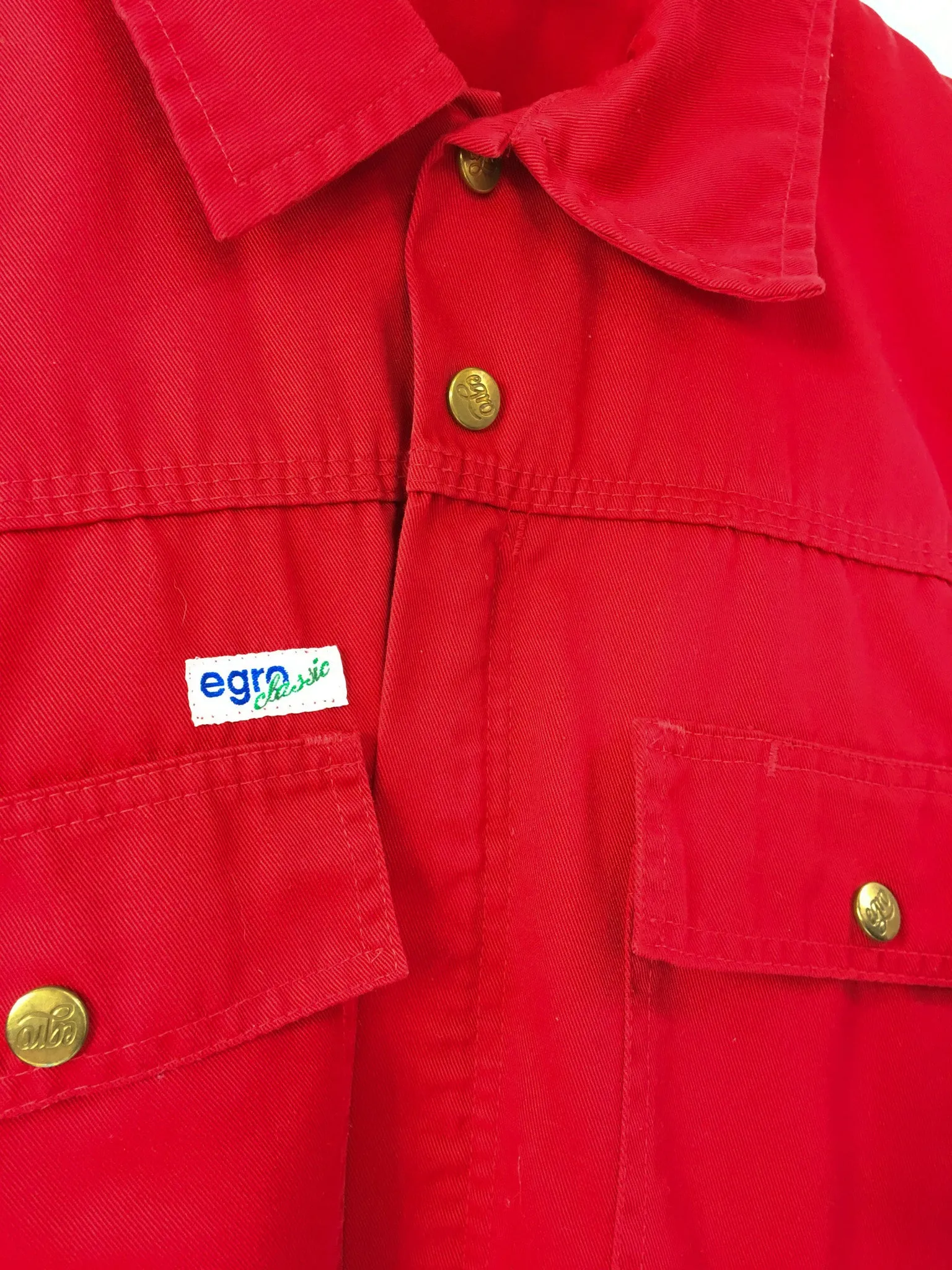 80s/ early 90s vintage utility jacket with fluorescent patches