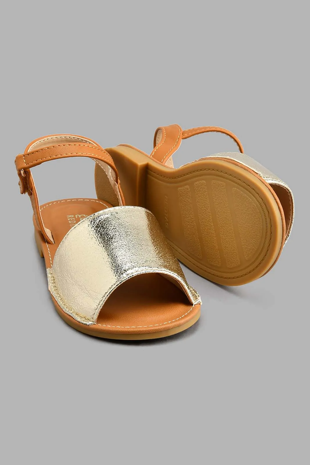 Brown Shimmer Sandal