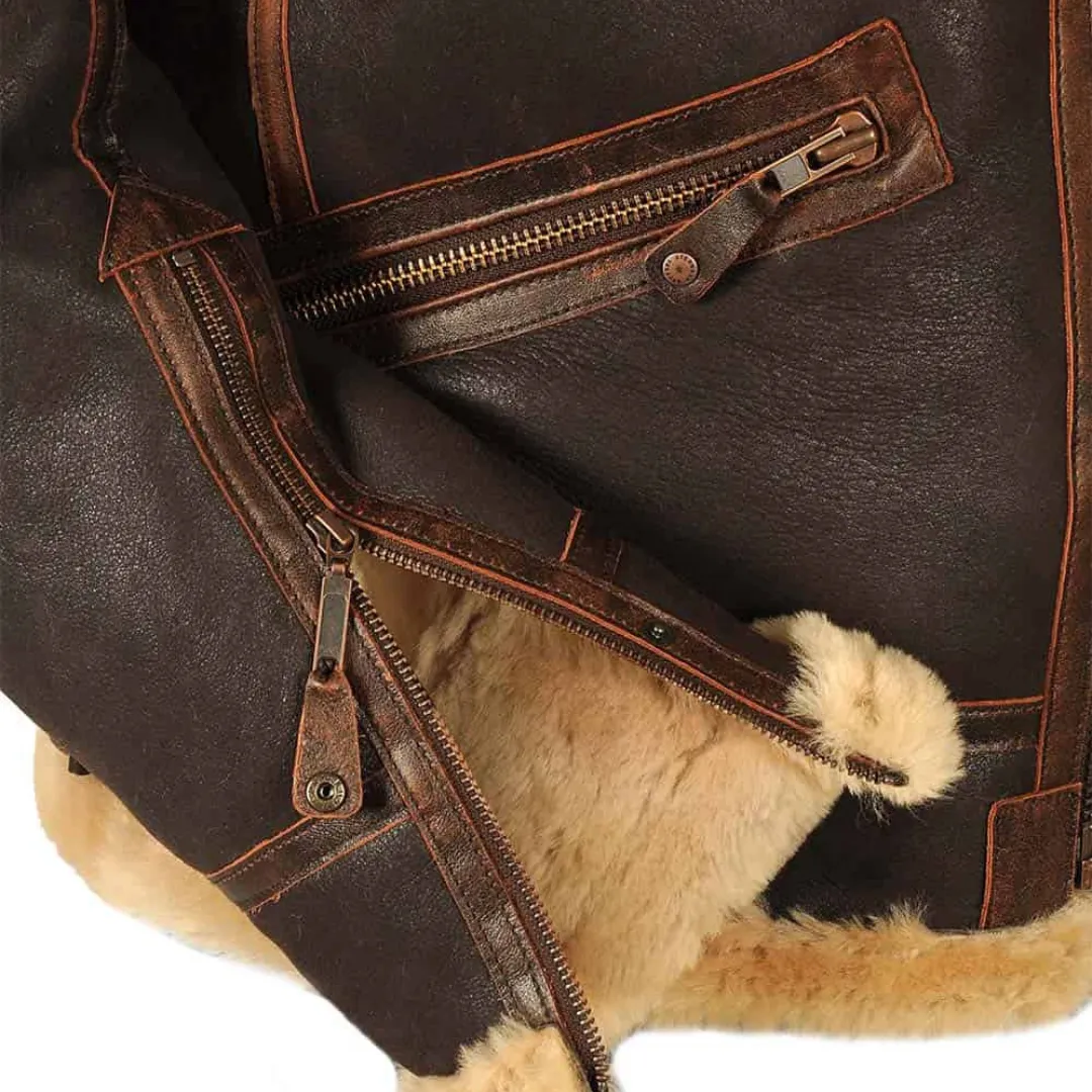 Classic men's pilot jacket - warm and stylish