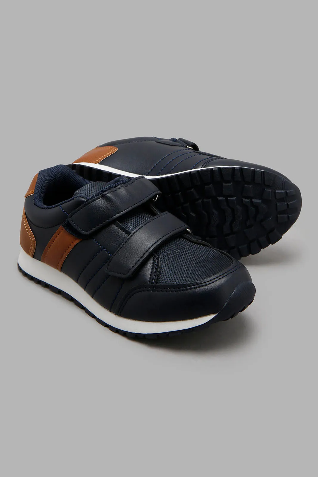 Navy Colour Block Sneaker