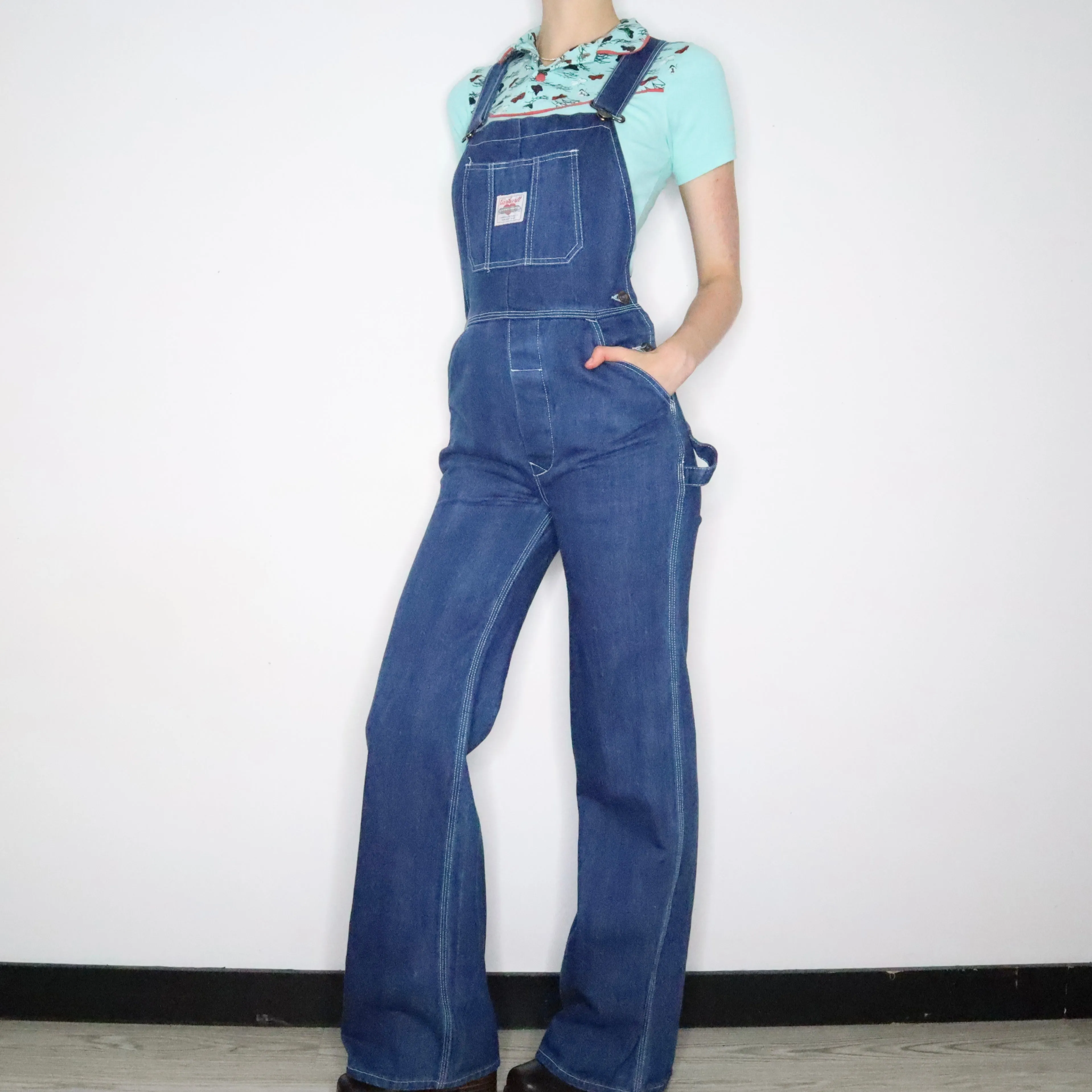 Rare Carhartt Denim Overalls (S-M)